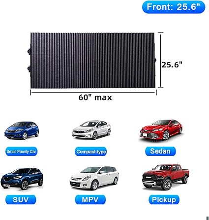 SEINECA Retractable Windshield Sun Shade for Car,