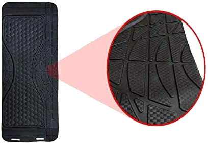 Universal Car Mat , Generic Car mats with high edges 5 pieces materials for all kinds of cars black color