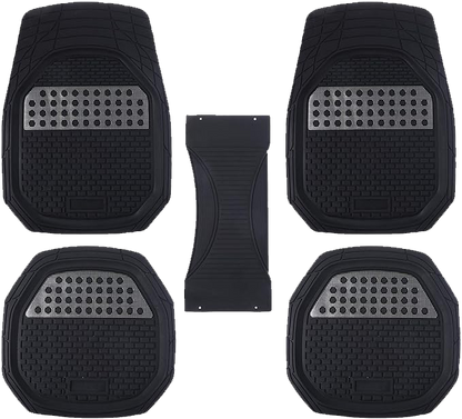 3D Car Mat 4pc Front &amp; Rear Rubber Floor Mats for Cars,