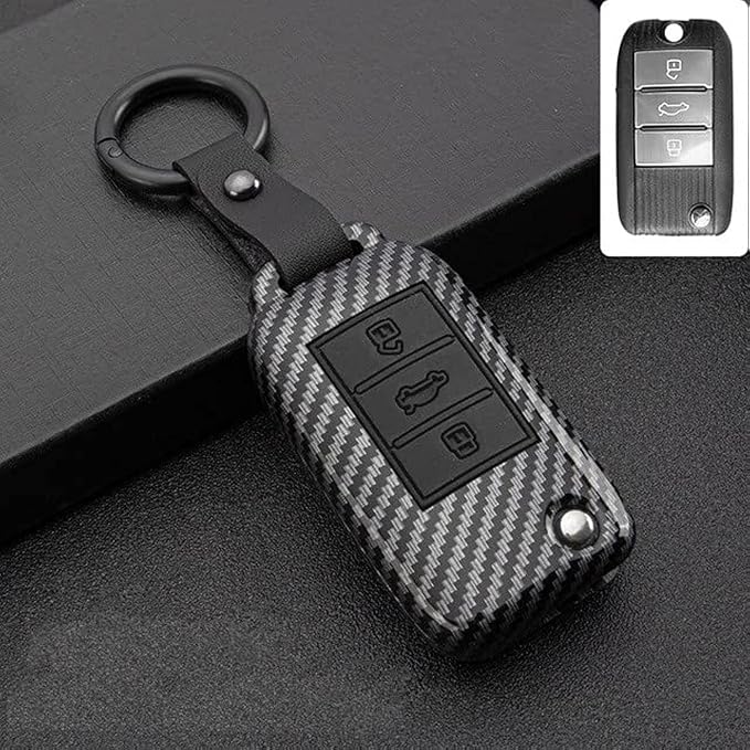 Generic Carbon fiber smart key fob case